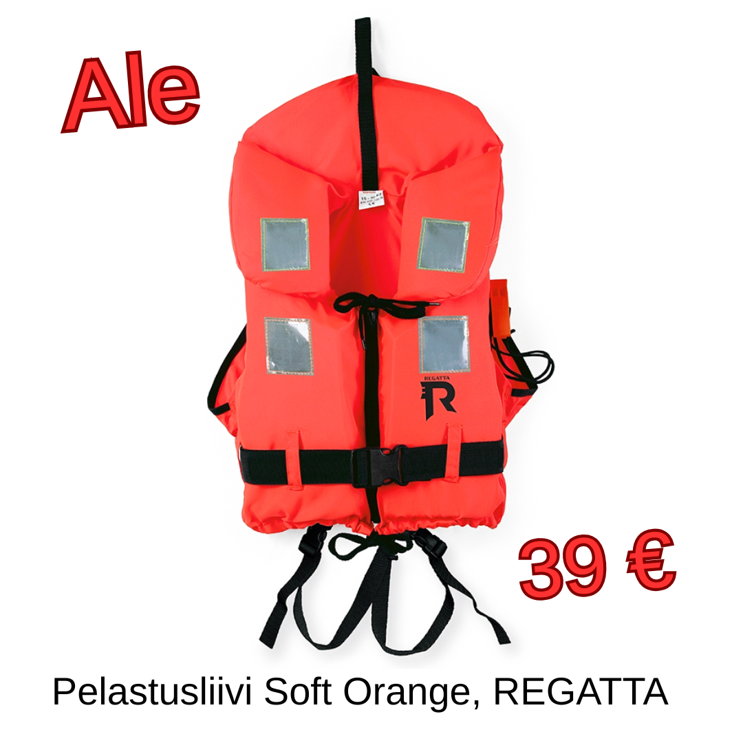 Pelastusliivi Soft Orange Regatta 1 | Suomen Erämetsästys Maastokuosinen riistakamera Uovision 4G LTE 20MP Suomen Erämetsästykseltä.