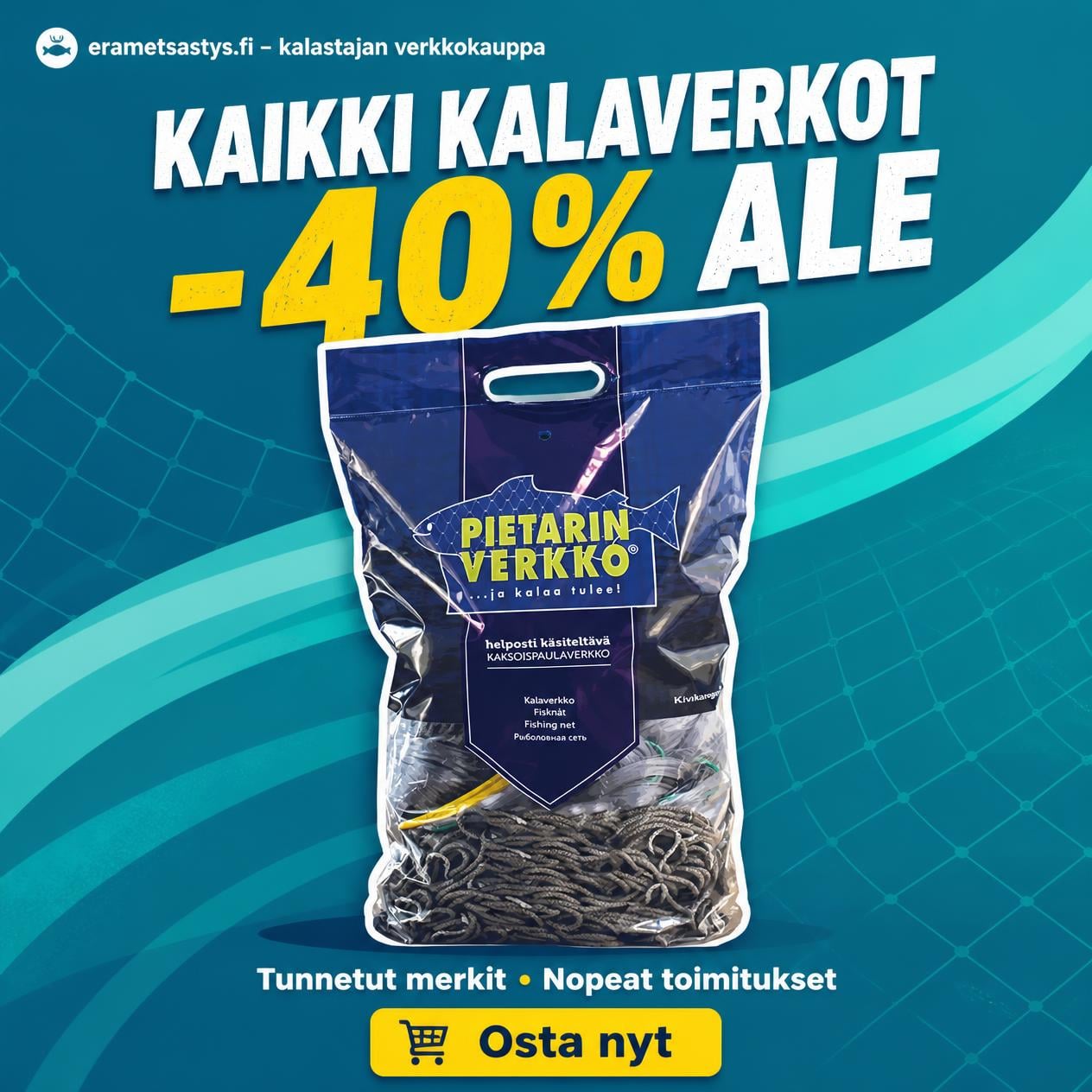 Kalaverkot -40 Ale | Suomen Erämetsästys