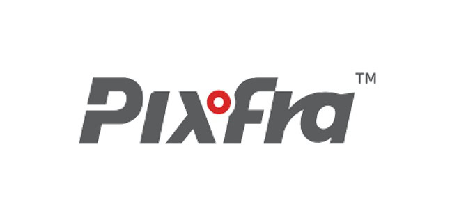Pixfra-logo | Suomen Erämetsästys Pixfra logo wordmark with a red dot on the 'i'